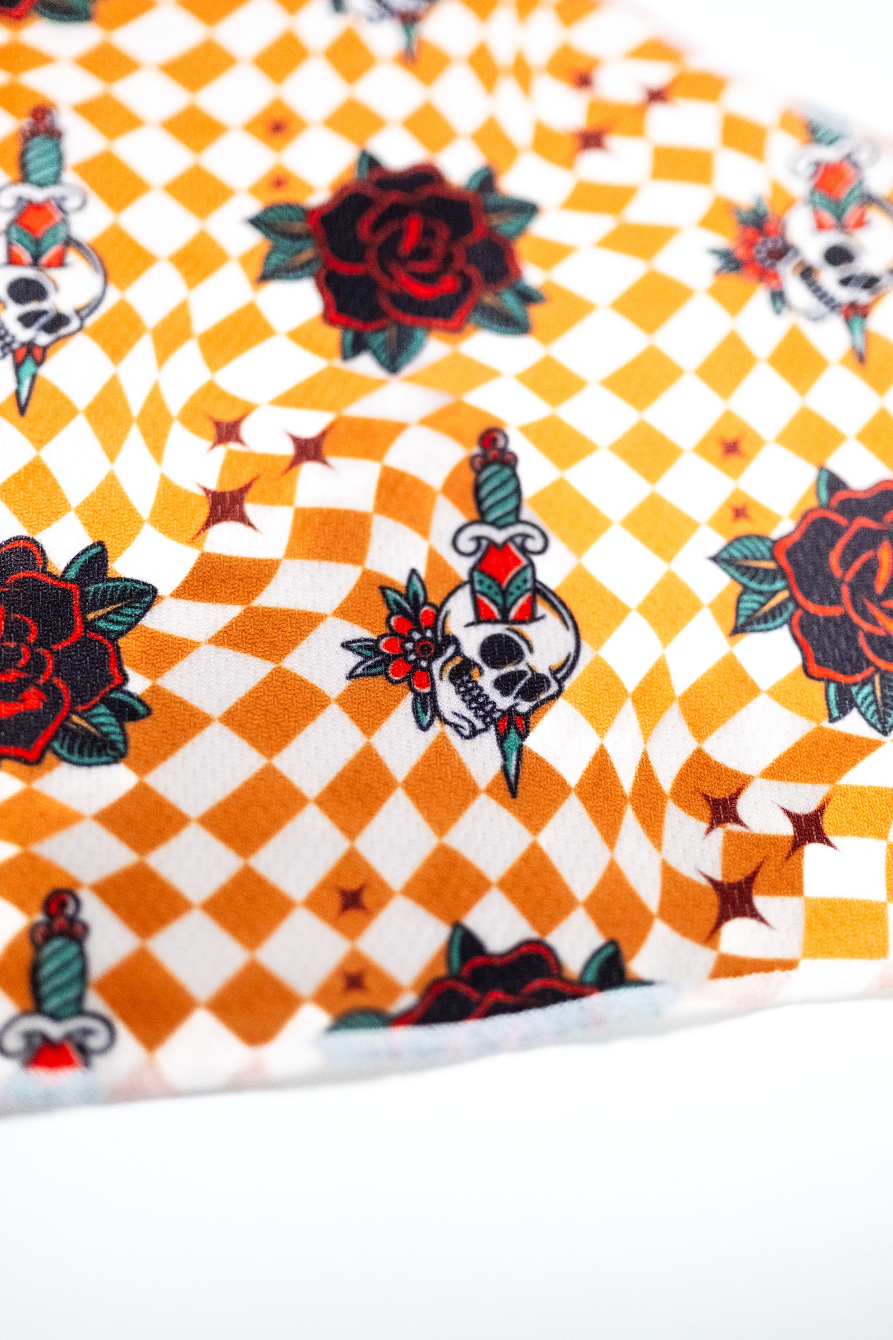 Skull and Rose Bandana