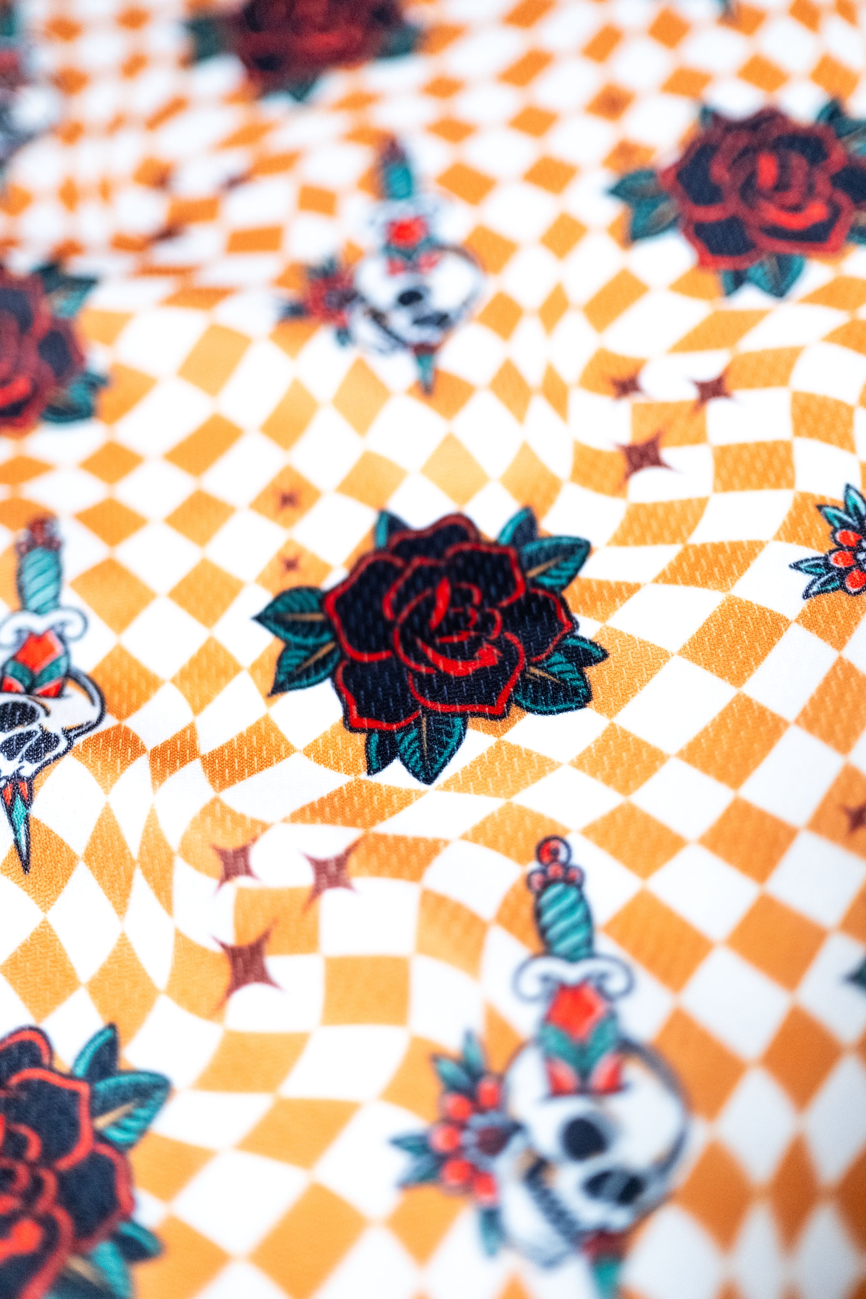 Skull and Rose Bandana