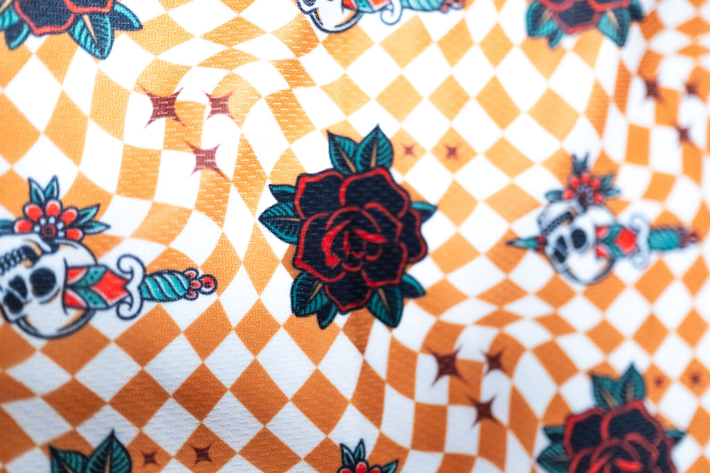 Skull and Rose Bandana
