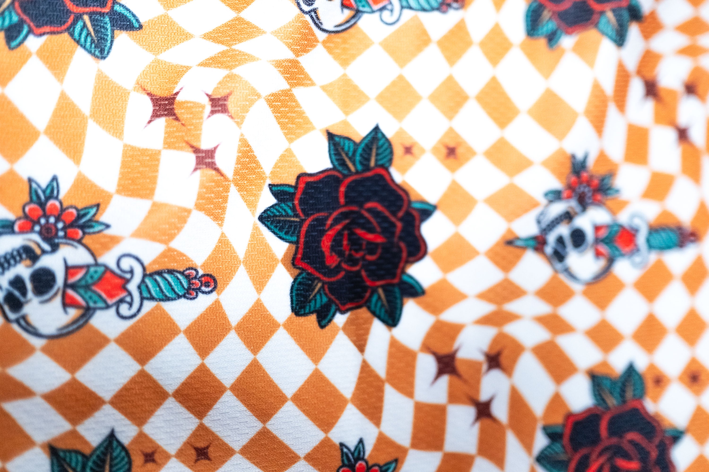 Skull and Rose Bandana